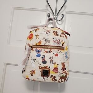NWT Disney's Dooney & Bourke Holiday Santa's TAIL Backpack, collector's